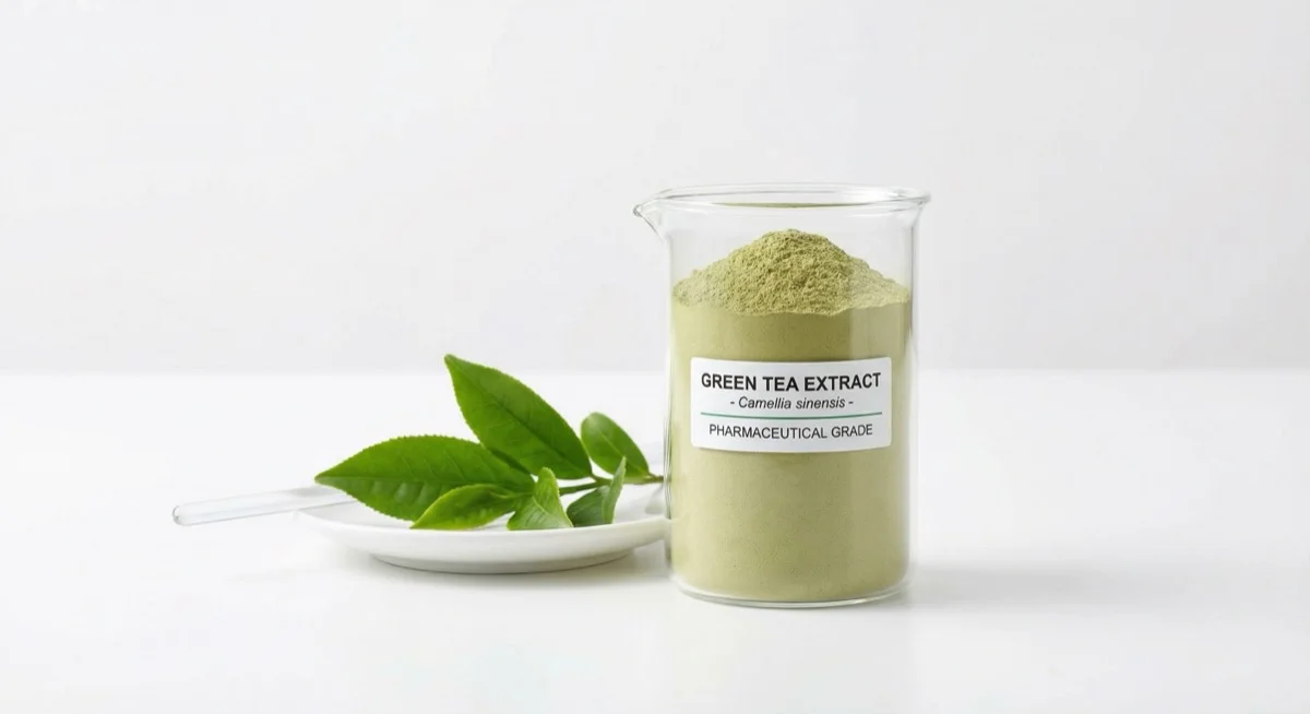Green Tea Extract — concept illustration, not a batch sample